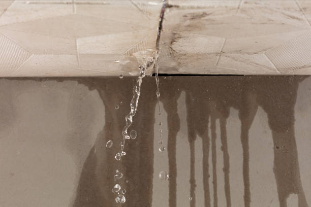 Professional Flood Damage Cleanup technician working in Faith, NC